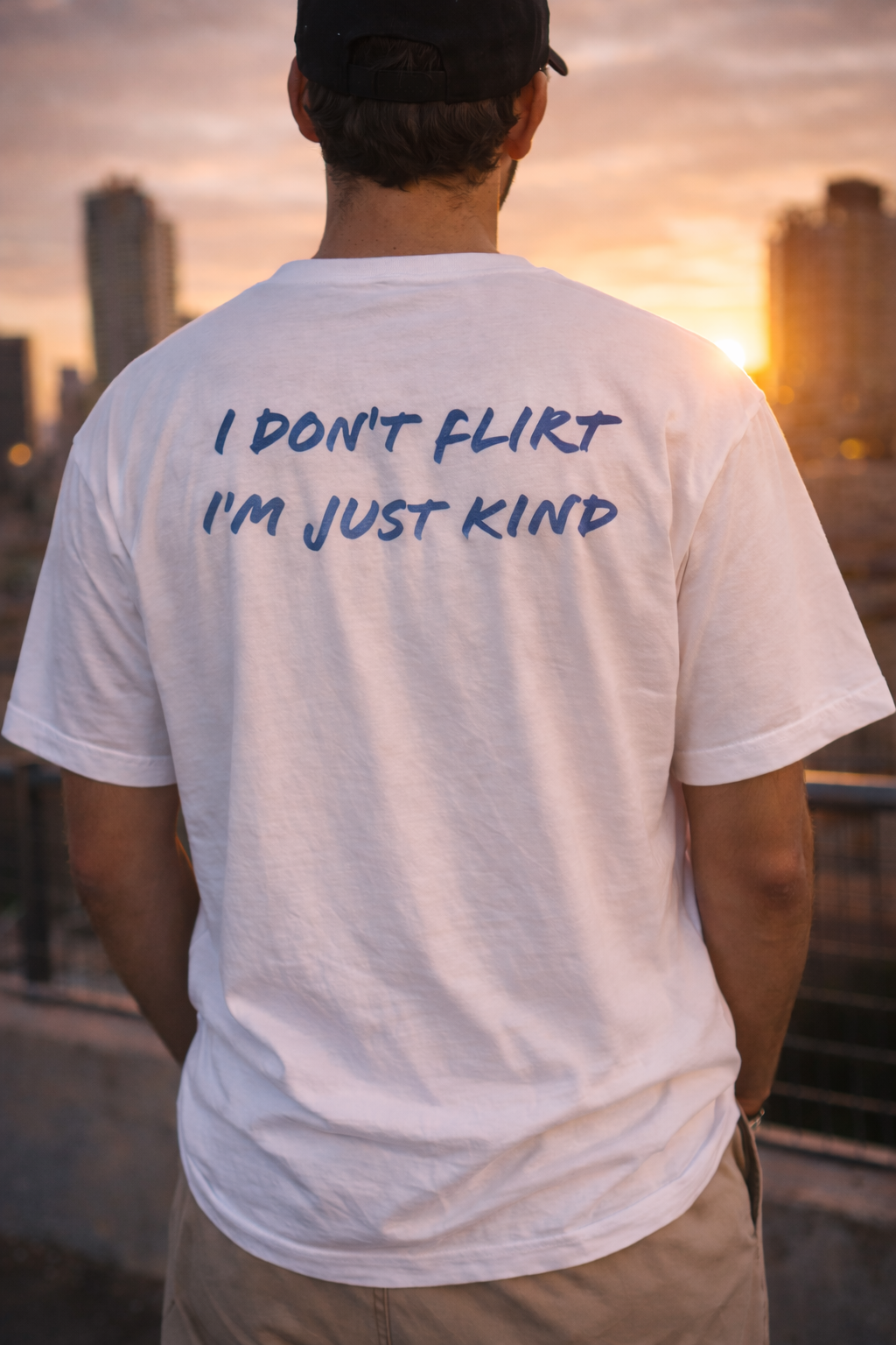 I Don't Flirt Black Back